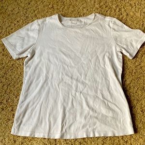 Plain White Christopher & Banks Shirt